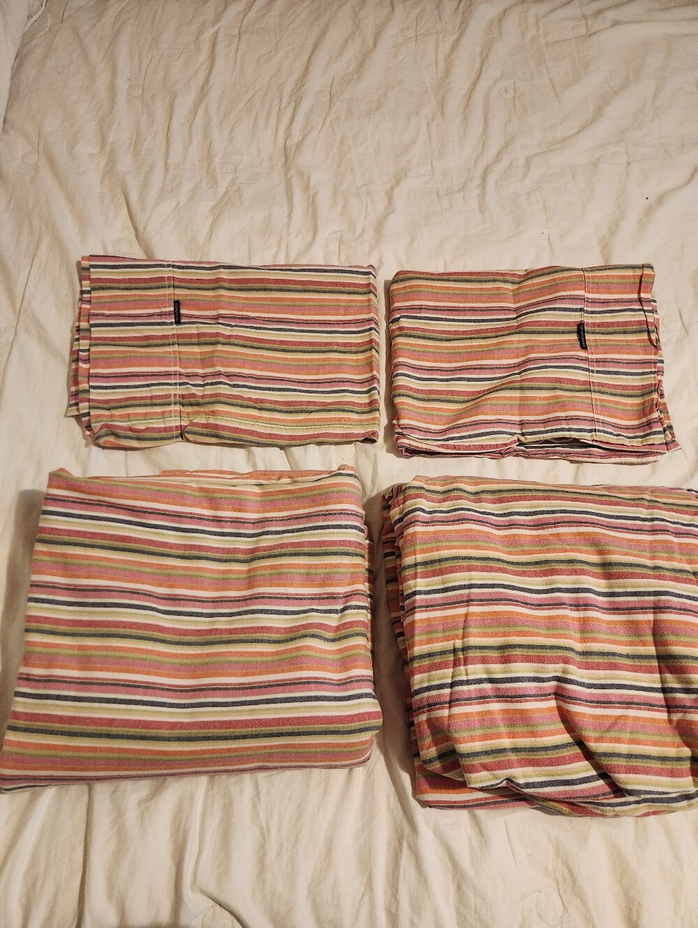 Dockers Striped 100% Cotton Queen Size Sheets Set